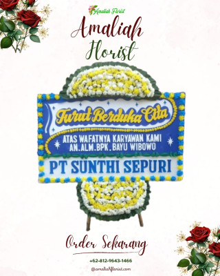 Papan Bunga Duka di Sindangwangi