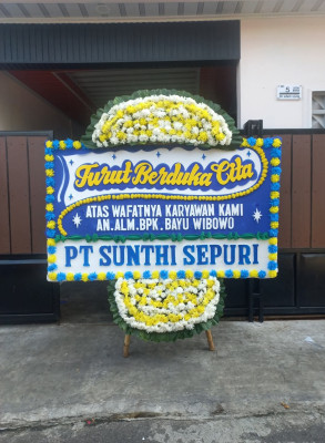 Papan Bunga Duka di Sindangwangi