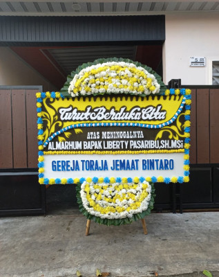 Papan Bunga Duka di Sindangwangi